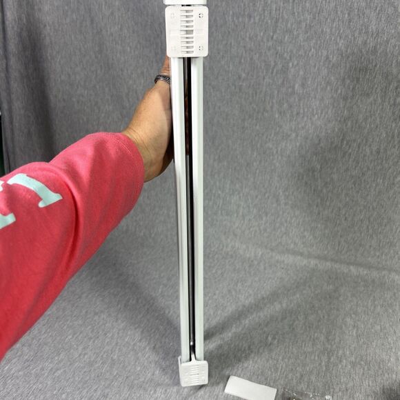 Pull Out Closet Valet Rod Adjustable Sliding Heavy Duty Steel Top Mounted 21.5'' - Picture 16 of 16